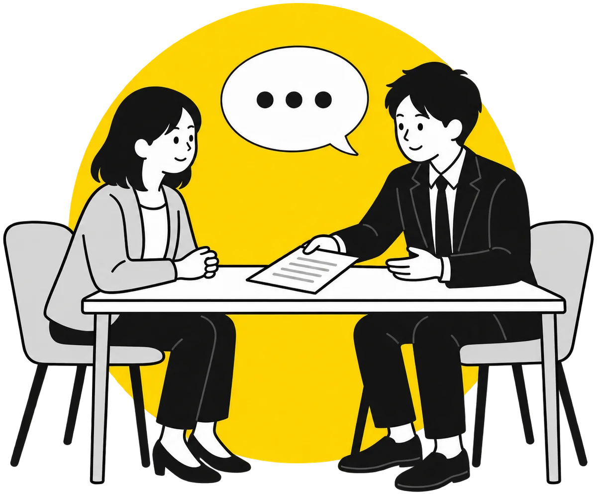 キャリア面談の様子